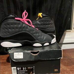 Jordan Athletic Shoes - Black and Pink